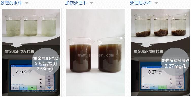 重金屬處理方法的實驗果圖